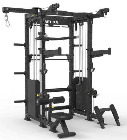 Мультистанция: Смит + кроссовер Relax Fitness PC0970A+OPT