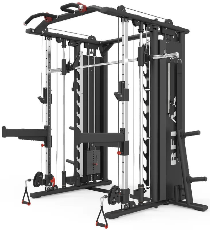 Мультистанция: Смит + кроссовер Relax Fitness PC0980A2+PC0980-OPT