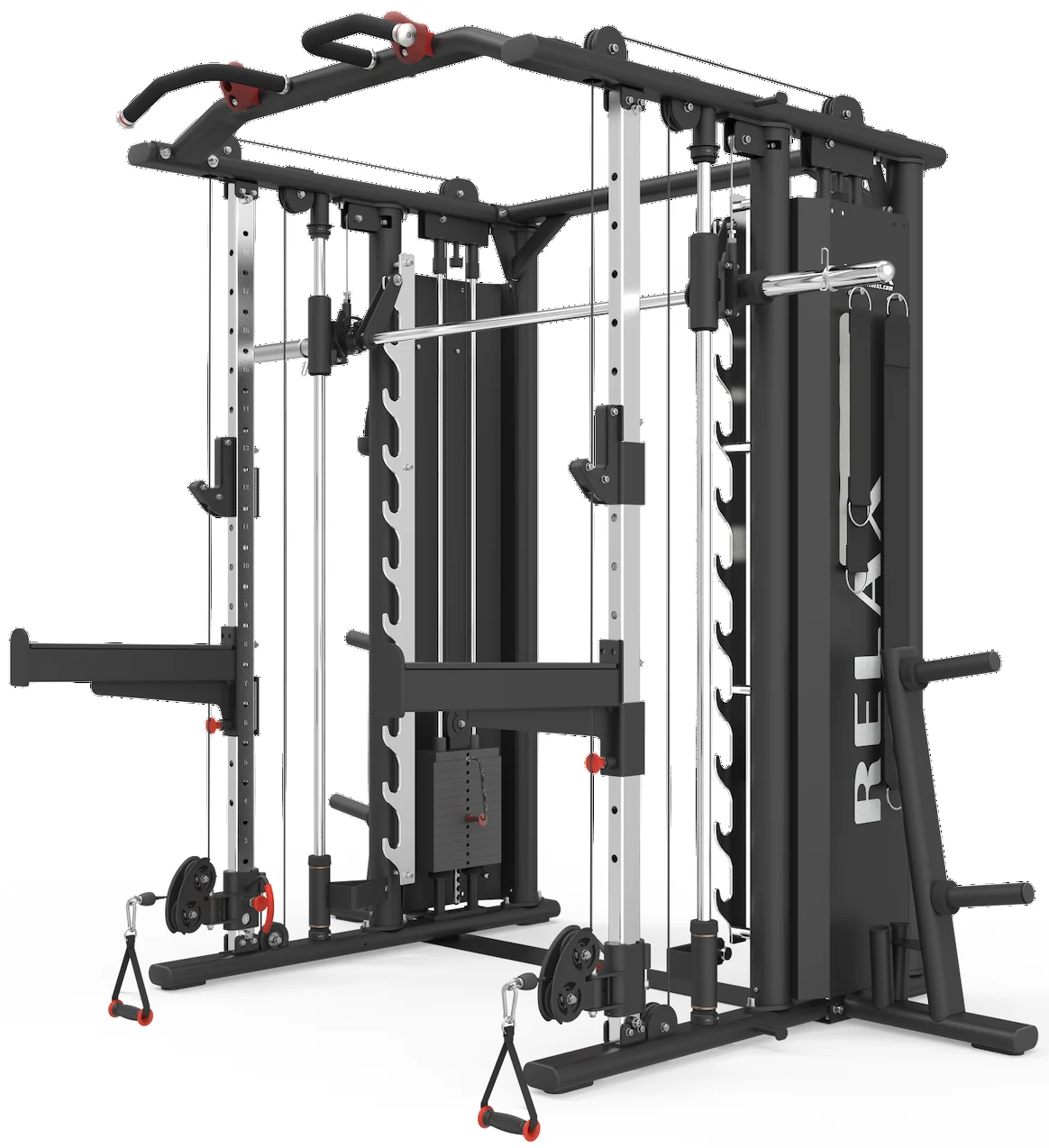 Мультистанция: Смит + кроссовер Relax Fitness PC0980A2+PC0980-OPT